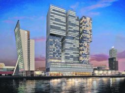 Construcción. Con una inversión de 375 millones de euros, solo en la fachada hay 50 mil metros cuadrados de cristal.  /