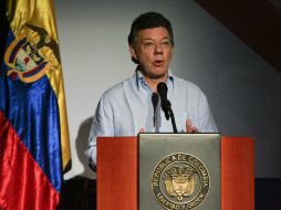 Juan Manuel Santos termina su mandato en 2014 y podría ser reelecto para ser presidente hasta 2018. EFE /