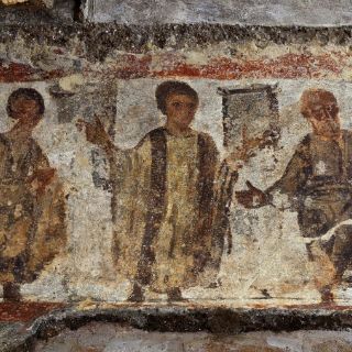 La resurrección de Lázaro, el último hallazgo en las Catacumbas de Priscila