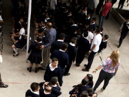 Los pequeños en el sur del país han vuelto a las aulas. ARCHIVO /