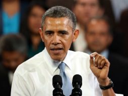 Obama recordó que cuando fue candidato a la presidencia por primera vez, dijo que habían llegado tiempos de un nuevo liderazgo. AFP /