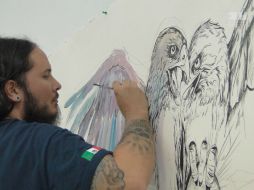 Marcos Castro comparte su visión del arte y revela el significado de su obra, cuáles son los elementos que utiliza para realizarla. ESPECIAL /