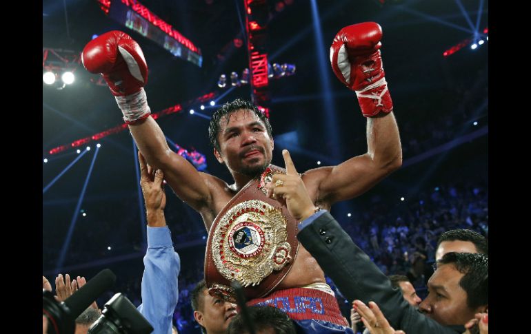 El 'Pacman' tiene cuentas que rendir a la justicia de su país. AP /