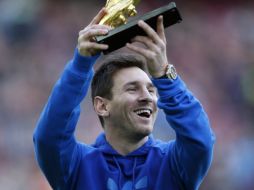 El astro sudamericano del Barcelona no está ni cerca de llegar al futbol alemán. AP /