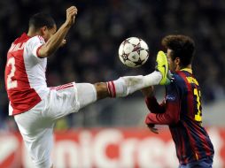 Barcelona sin Messi y con un hombre más en la cancha no pudo ganar. AFP /