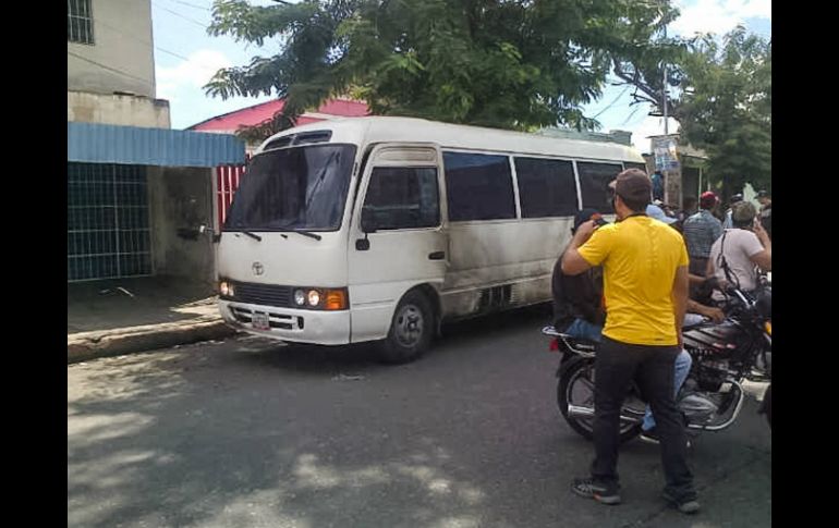 El líder opositor realizaba una visita a Maracay con motivo de las elecciones municipales del 8 de dociembre.  /