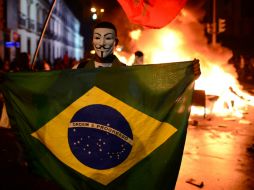 Las protestas podrían volver a presentarse durante la Copa del Mundo. AFP /