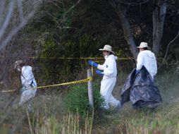 Los restos fueron trasladado a las instalaciones del Servicio Médico Forense por orden del Ministerio Público. EFE /