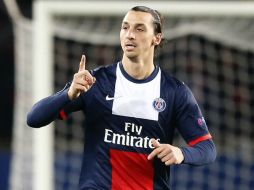 Temprano en el juego Zlatan Ibrahimovic puso al frente al París Saint-Germain. AP /