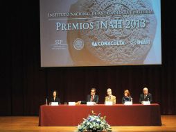 Participaron 179 jurados para los ocho Premios INAH 2013. TOMADA DE LA PÁGINA OFICIAL CONACULTA. ESPECIAL /