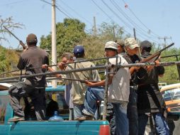 En el estado de Michoacán, esta semana, se ha anunciado la aparición de nuevos grupos de autodefensa en algunas comunidades. ARCHIVO /