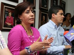 La hermana del ex Presidente Calderón niega cualquier contacto con los integrantes de este sector. ARCHIVO /