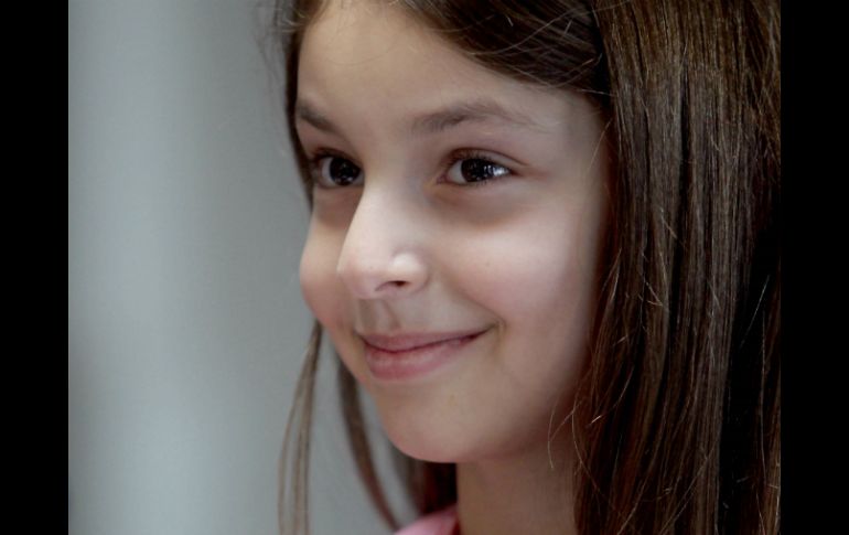 La pianista tapatía tiene apenas 11 años de edad. ARCHIVO /