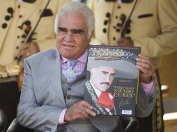 Sin bigote, y recuperándose de una operación en los meniscos, 'Chente' lució fresco en su encuentro con medios.  /