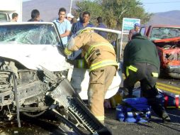 Entre los fallecidos por el choque hay tres niños, una mujer y un mayor de edad. ARCHIVO /