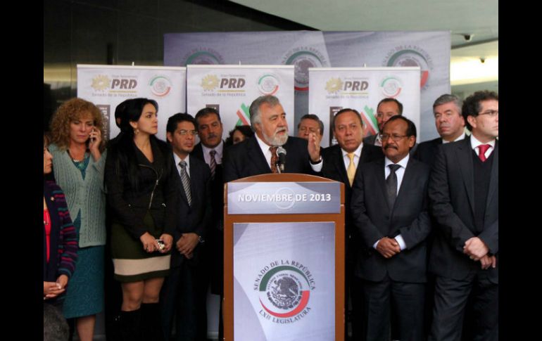 El PRD decidió salir de la mesa de negociación de la reforma política y del Pacto por México. NTX /