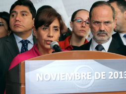 Esta semana se difundió video donde se menciona que la senadora buscó un acercamiento con él líder de 'Los Cabelleros Templarios''. ARCHIVO /