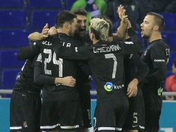 El equipo donostiarra obtuvo esta victoria después de su eliminación de la Champions. EFE /