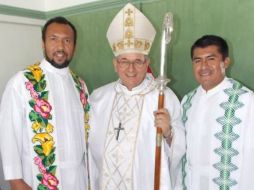 En la foto Hipólito Villalobos (i) y Nicolás de la Cruz (d), sacerdotes asesinados ayer por la madrugada. ARCHIVO /
