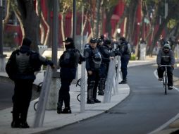 La seguridad está atenta a cualquier inconveniente que se pueda presentar. SUN /
