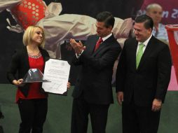 El Presidente entregó el Premio Nacional de Deportes 2013. NTX /