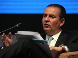 El presidente del CCE, Gerardo Gutiérrez Candiani, expresó la petición de las compañías por un nuevo Pacto de los mexicanos. ARCHIVO /