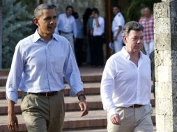 Está la posbilidad de que Barack Obama ofrezca ayuda en parte de las conversaciones con las fuerzas rebeldes. ARCHIVO /