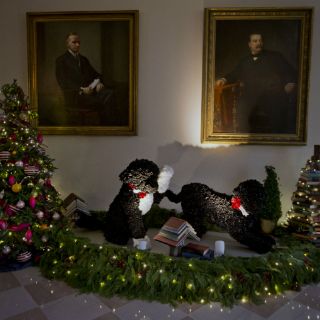 Michelle Obama presenta la Casa Blanca decorada