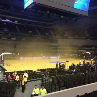Estalla transformador en Arena previo a juego de NBA