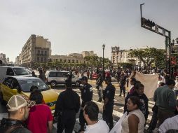 La marcha inició a las 10:00 de la mañana.  /