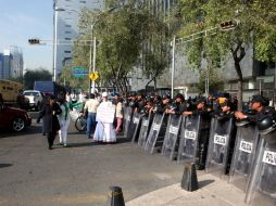 La vigilancia seguirá en la sede del Senado de la República. SUN /