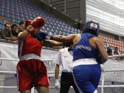Las boxeadoras jaliscienses fueron ampliamente superadas por sus rivales.  /