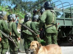 Elementos del Ejército Mexicano acudieron a un rancho en Apatzingán para liberar a personas secuestradas. ARCHIVO /