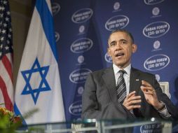Barack Obama trata de disipar las preocupaciones sobre el acuerdo que realizaron sobre el programa nuclear. EFE /