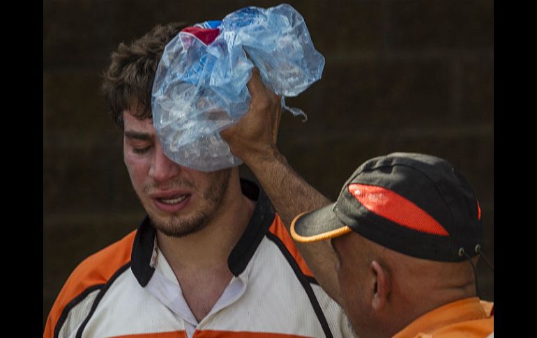 El juego de Rhinos de Guadalajara contra Guerreros de León, fue suspendido antes de medio tiempo debido a una pelea entre los equipos.  /