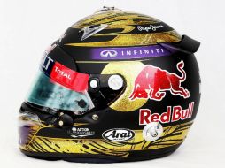 Un casco firmado de Vettel bate el récord mundial en subasta, al venderse en 86 mil 500 euros. ARCHIVO /