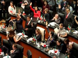 La bancada blanquiazul afirma que la reforma es la mejor solución para el país desde el corto hasta el mediano plazo. NTX /