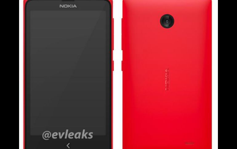 Una imagen del teléfono fue publicado en noviembre por @evleaks, que muestra un dispositivo de estilo Lumia sin botones aparentes. ESPECIAL /