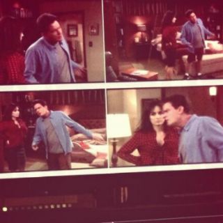 Ana de la Reguera ya graba con Charlie Sheen