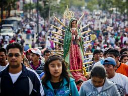 A la Basílica han llegado miles de peregrinos procedentes de Veracruz, Tlaxcala, Puebla, Edomex, DF, entre otras entidades. SUN /