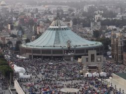 Miles de peregrino arribaron a la Basílica de Guadalupe para celebrar a la Virgen del Tepeyac. EFE /