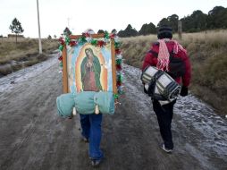 Cuenta la historia que desde 1531 se continúa celebrando a la Virgen de Guadalupe. EFE /