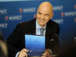 Gianni Infantino, secretario general de la Unión de Asociaciones de Futbol Europoeas. AFP /