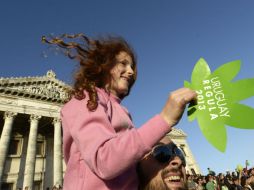 La ley fue aprobada esta semana por el Senado uruguayo, entre manifestaciones a favor de la misma. ARCHIVO /