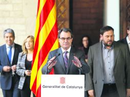 El presidente de la Generalitat, Artur Mas, fijó una fecha para la consulta, el 9 de noviembre de 2014. EFE /
