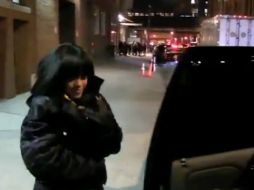 Rihanna, luego del penoso incidente. ESPECIAL /