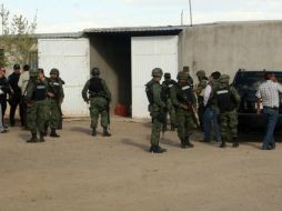 Los ahora occisos respondieron descargando sus armas de fuego hacia los militares, cuando éstos les habían marcado el alto. ARCHIVO /