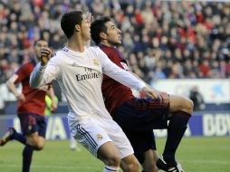 El Real Madrid empata 2-2 con Osasuna. AP /