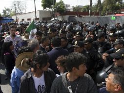 Manifestantes de diversos estados se manifiestan en contra de la reforma energética. NTX /