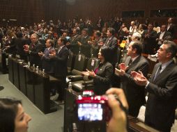 La Segob hizo un reconocimiento al trabajo realizado por las Cámaras de Diputados y Senadores. NTX /